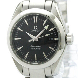 OMEGA Seamaster Aqua Terra Steel Quartz Ladies Watch 2577.50 Polished